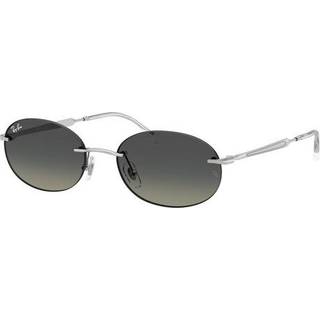 Ray - Ban Unisex RB3767 003/11 Solbriller Metal Sølv Grå Rund Normal Skygge