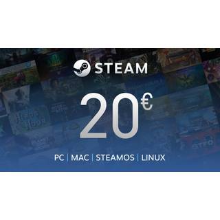 Steam Gift Card 20 EUR - Steam Key - EUROPE
