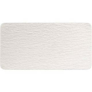 Villeroy & Boch Manufacture Rock Serveringsfad Hvid 35 Cm - Serveringsfad Porcelæn Sort - 10-4240-2281