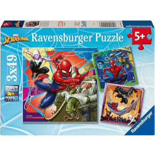 Ravensburger Marvel Spider-Man Puslespil 3x49 Brikker