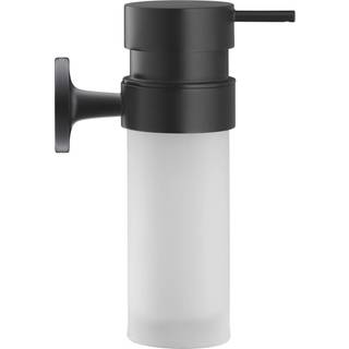 Duravit Starck T sæbedispenser, mat sort med mat glas