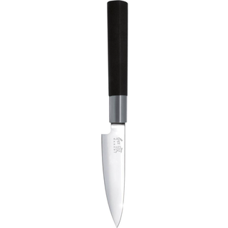 KAI Wasabi black Allzweckmesser 10 cm - Edelstahlklinge - Griff Kunststoff - Schwarz,Silber