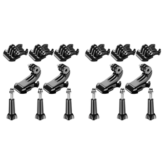 Otte-i-et tilbehørssæt til Clip Basic, J-Hook spændebeslag, skrue