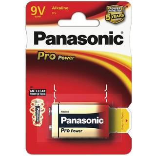 Panasonic Pro Power E-Block / 6LR61/ 6LF22 batteri