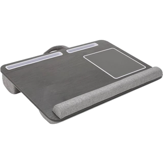 Desire2 bærbar laptop stativ til knæ venstrehåndsversion grå