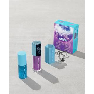 Fenty Beauty - Smurfette Smooches - Uundværlig Duo Til Læberne + Nøglering - Smurf Lip Set - For Women - Pink##Lilla