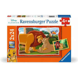 Ravensburger Løvernes Konge Puslespil 2x24 Brikker