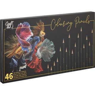Craft Sensations Colouring pencil set 46 pcs in box with magnet
