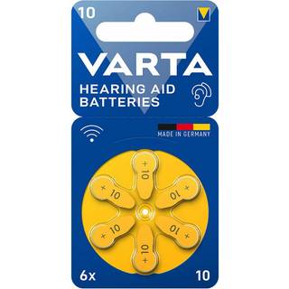 Varta 10 høreapparatsbatterier 7042214 (6-pk)