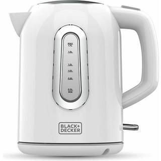 BLACK+DECKER Elkedel 1,7 liter 2200W, hvid