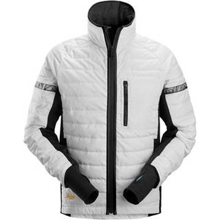 Snickers 8101 allroundwork, 37.5® insulator jakke hvid/sort 2XL