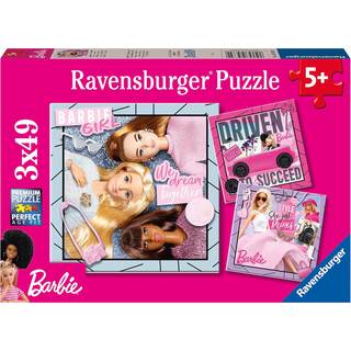 Ravensburger Barbie Puslespil 3x49 brikker - Barbie Girl