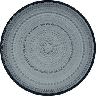 Kastehelmi tallerken 24,8 cm. mørk grå
