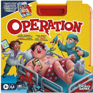 Operation: Elektronisk Spil med Opbevaringspose