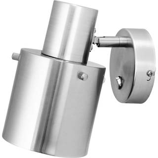 Globen Lighting Clark 1 væglampe Børstet stål