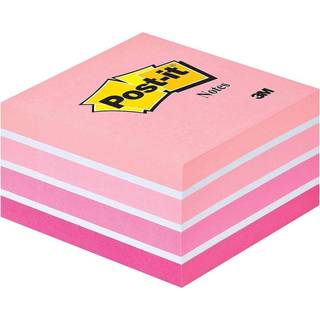 Post-it Post-it Kube 76x76 mm lyserød/hvid 4001895871351