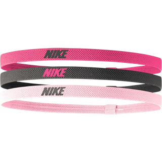 Nike Elastic 2.0 Hair Band 3 Pack - Pink, Multicoloured - pink - nosize