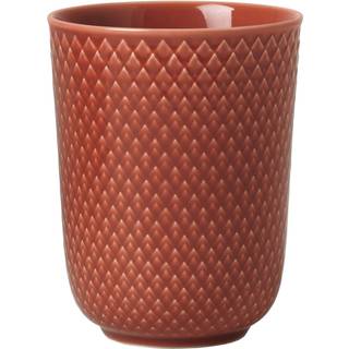 Lyngby porcelæn Rhombe Krus 33 cl Terracotta