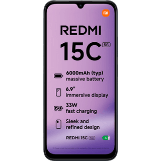 Xiaomi Redmi 15C 5G Dual SIM 256GB 4GB RAM Sort