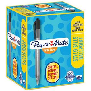 Paper Mate InkJoy 100 Kuglepen | Sort | Valuepack