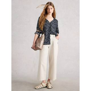 White Stuff White Stuff Blue Rae Cotton Top