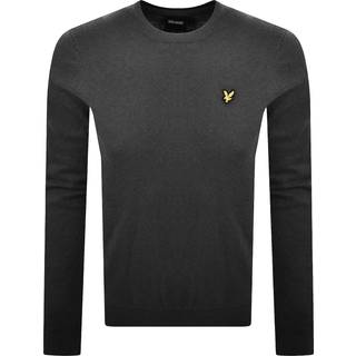 Lyle And Scott Cotton Merino Jumper Grey