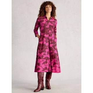 White Stuff White Stuff Pink Rua Jersey Shirt Dress - 44