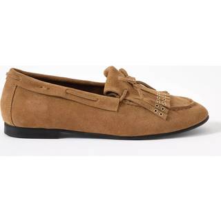 Mint Velvet Mint Velvet Natural Melba Neutral Suede Loafers - EU 41 (UK 7)