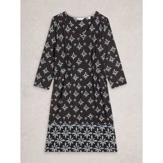 White Stuff White Stuff Black Tallie Jersey Dress - 34