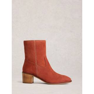 White Stuff White Stuff Orange Izzy Suede Ankle Boots