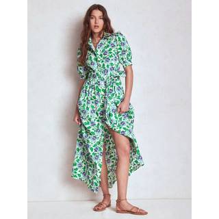 Boden Boden Green Alexa Maxi Shirt Dress - 14 R