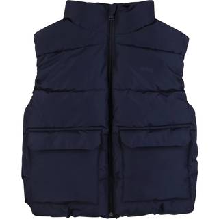 BOSS BOSS Blue Sleevless Puffer Gilet