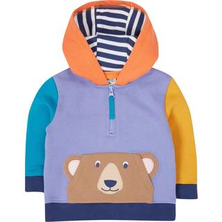 Frugi Frugi Blå Hadley Hættetrøje med Kort Lynlås