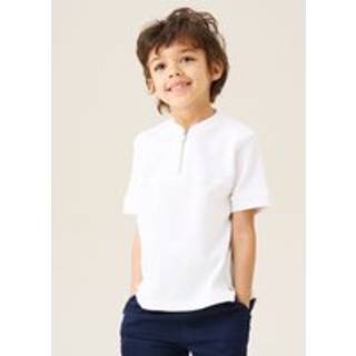 Angel & Rocket Angel & Rocket White Jose Varsity Collar Polo Shirt - 146152cm