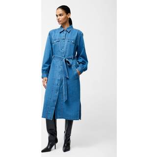 French Connection French Connection Zaves Chambray Denim 100% bomuldskjole - small