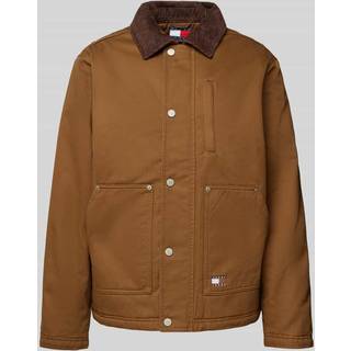 Teddy Lined Corduroy Collar Chore Jacket