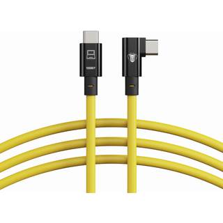 COBRAUNION USB-C TO USB-C 90° 10M, 10G YELLOW