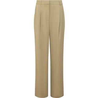 French Connection French Connection Green Vinnie Suiting Pleated Trousers