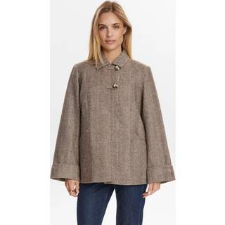 NÜMPH - Nuraven Jacket - Black Coffee - 42 - Brun - Jackets & Coats
