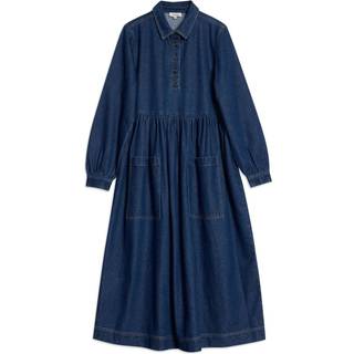 Albaray Albaray Blue Denim Placket Midi Dress - EU 44 (UK 16)