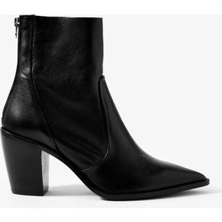 Mint Velvet Mint Velvet Black Amy Leather Ankle Boots