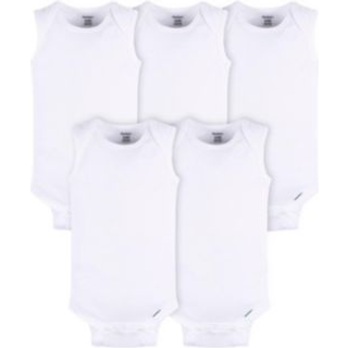 Gerber Unisex Baby Multi-Pack ?rmel?s Onesies Bodysuit Hvid 12 m?neder