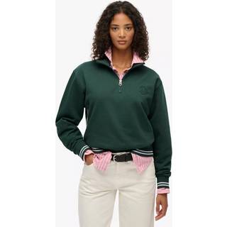 Superdry Superdry Country Club Præget Trøje med Halv Lynlås