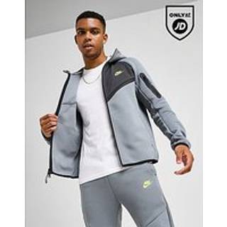 Nike Tech Mix Full Zip Hoodie, Grå - XS