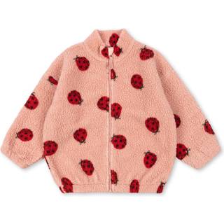 Konges Sløjd Jakke Jody Teddy Ladybug Pink - Rød