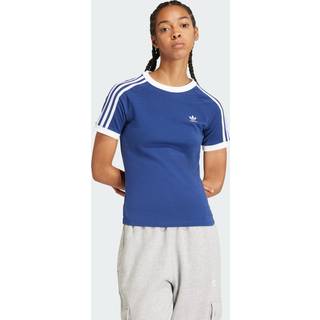 3-Stripes Slim Raglan T-shirt - Dark Blue Melange - 2XS
