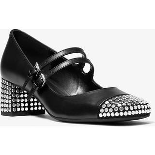 MK Matilda Studded Leather Mary Jane Pump - Black - Michael Kors - EU 35.5