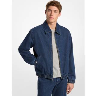 MK Stretch Denim Shirt Jacket - Blue - Michael Kors - XS