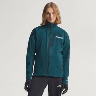 adidas Terrex XPR Softshell Running Jacket Men - Green, Size L - green