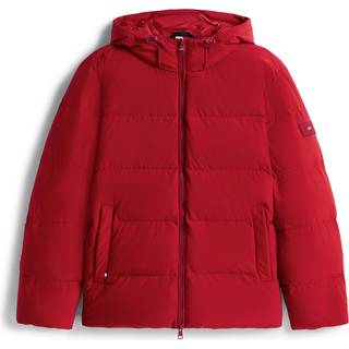 Water Repellent Down Hooded Puffer Jacket
